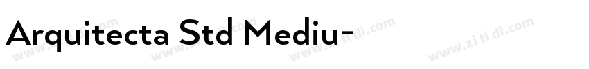 Arquitecta Std Mediu字体转换